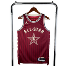 Regata NBA Minnesota Timberwolves All Star Jordan Authentic Edwards 5 - Vermelha