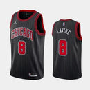Regata NBA Chicago Bulls Edition 20-21 Nike Authentic Lavine 8 - Preta e Vermelha