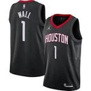 Regata NBA Houston Rockets City 20/21 Edition Nike Authentic Swingman Wall 1 - Preta