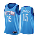 Regata NBA Houston Rockets City 20/21 Edition Nike Authentic Swingman Cousins 15 - Azul