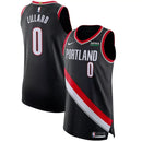Regata NBA Portland Trail Blazers Icon Edition 20/21 Nike Authentic Swingman Lillard 0 - Preta
